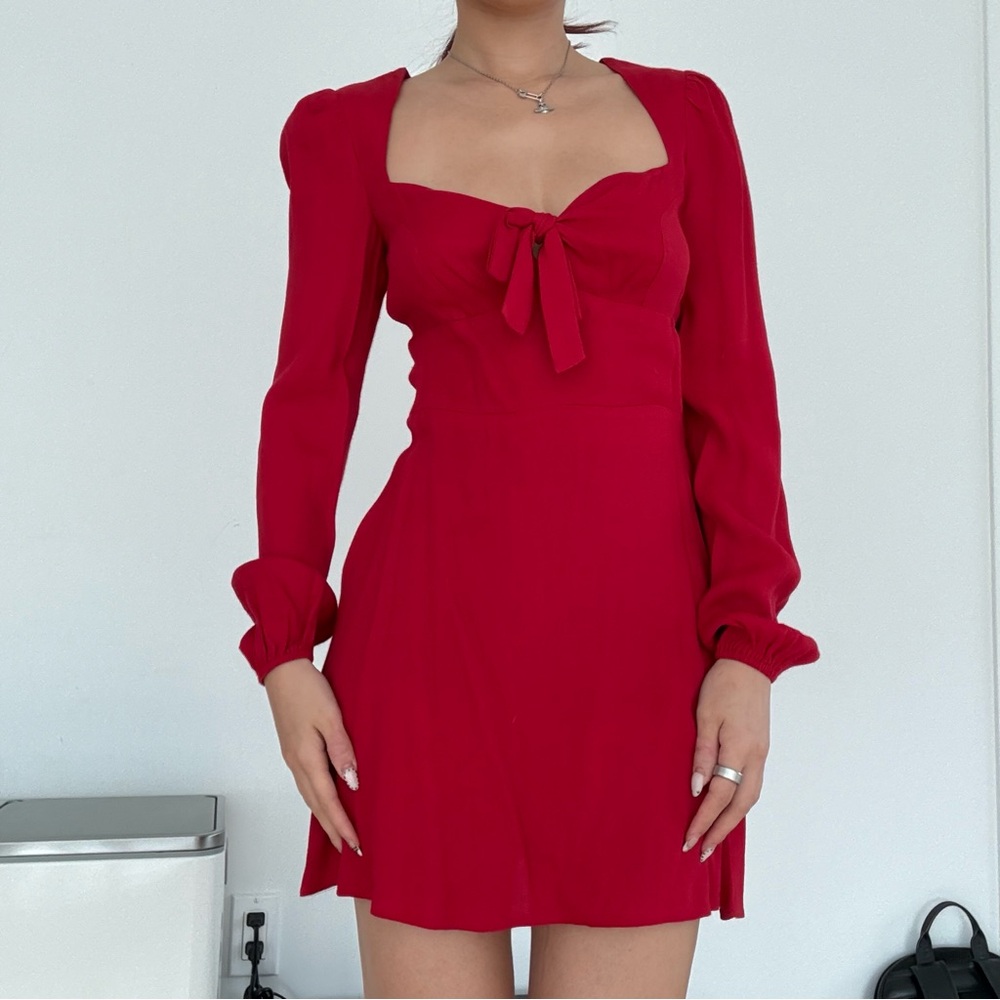 Reformation red mini dress (size 2)